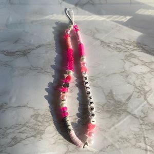 Beaded phone charm Sweetheart